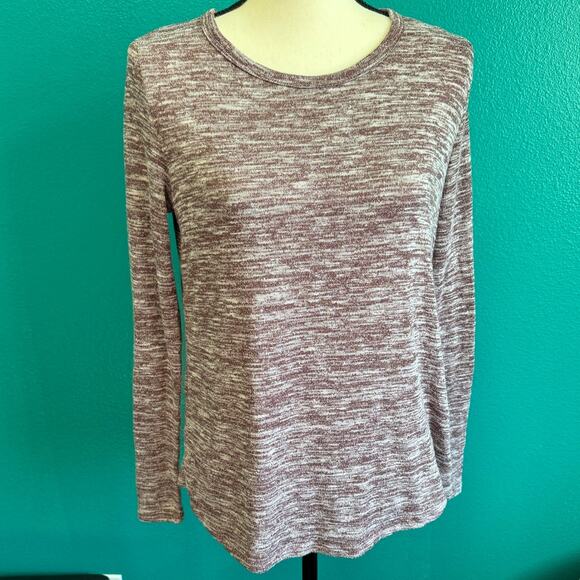 Old Navy Tulip Back Getting Figgy Maroon Pullover Knit Sweater Women's Small - Picture 9 of 10